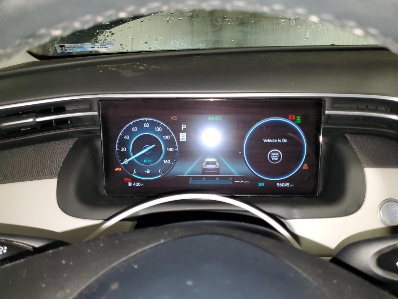 2022 Hyundai Tucson VIN KM8JFCA15NU058192 Copart auction photo, front end / mechanical damage thumbnail 9