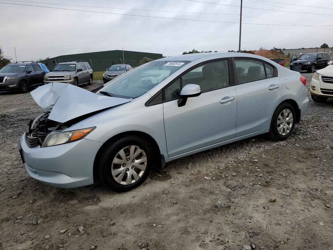 2012 Honda Civic VIN 19XFB2F51CE034091