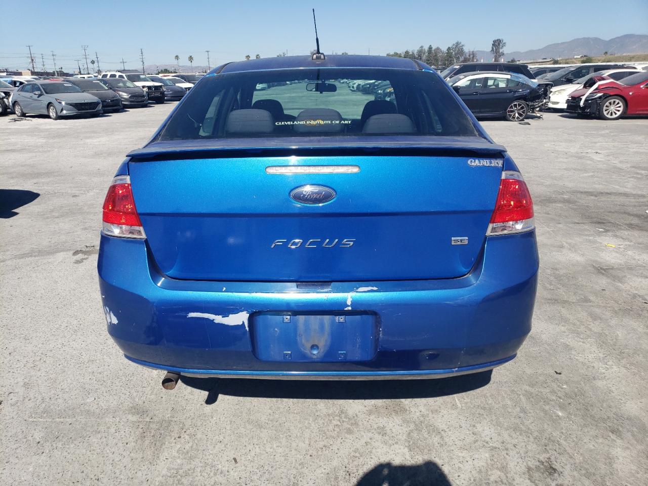 2011 Ford Focus VIN 1FAHP3FN9BW144073 Copart auction photo, all over damage thumbnail 6