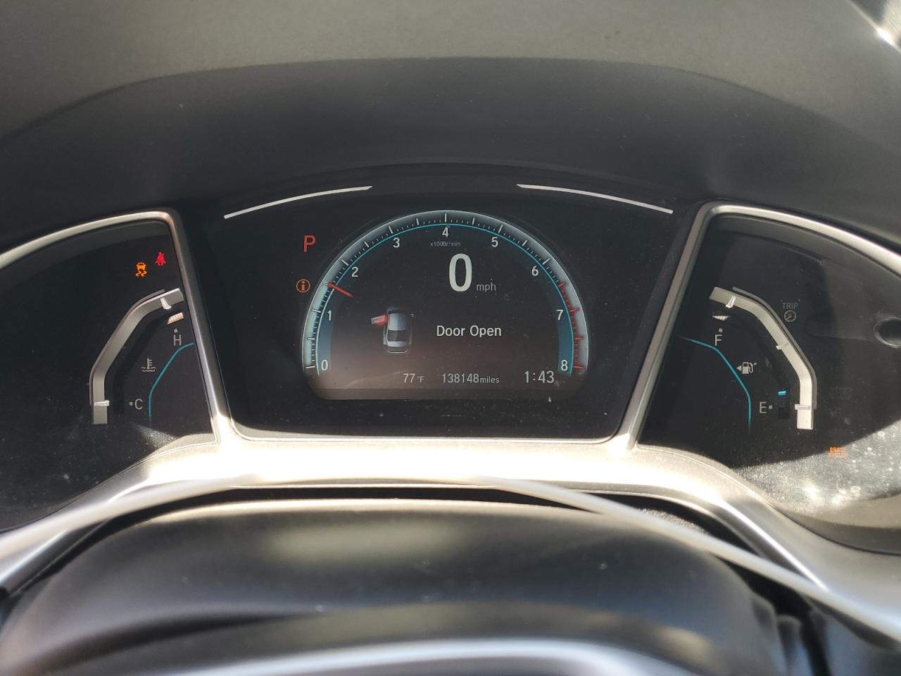 2018 Honda Civic VIN JHMFC1F79JX021061 Copart auction photo, front end / hail damage thumbnail 9
