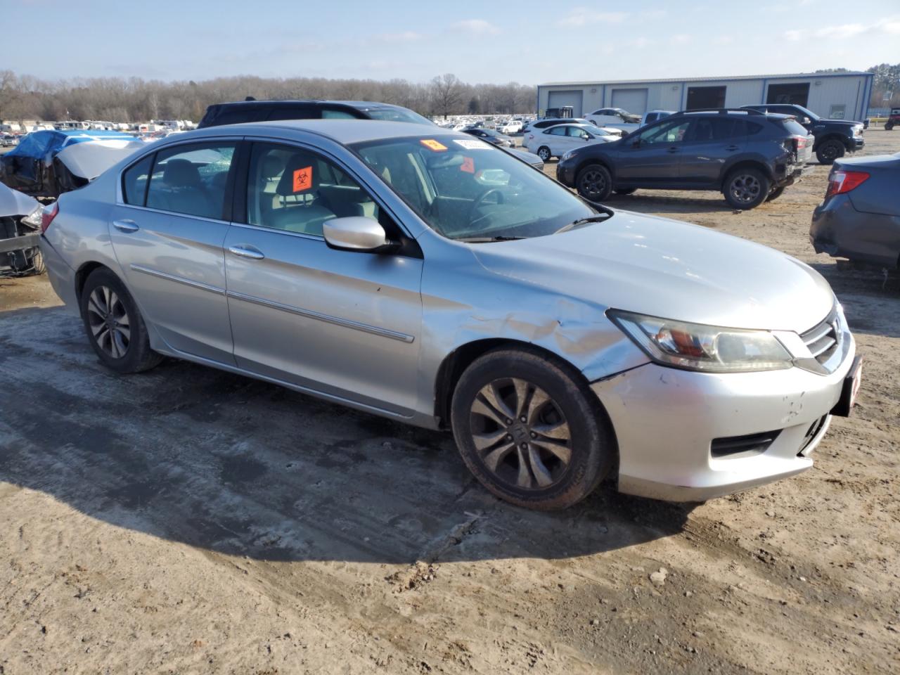 2014 Honda Accord VIN 1HGCR2F35EA093522 Copart auction photo, rear end / front end damage thumbnail 4