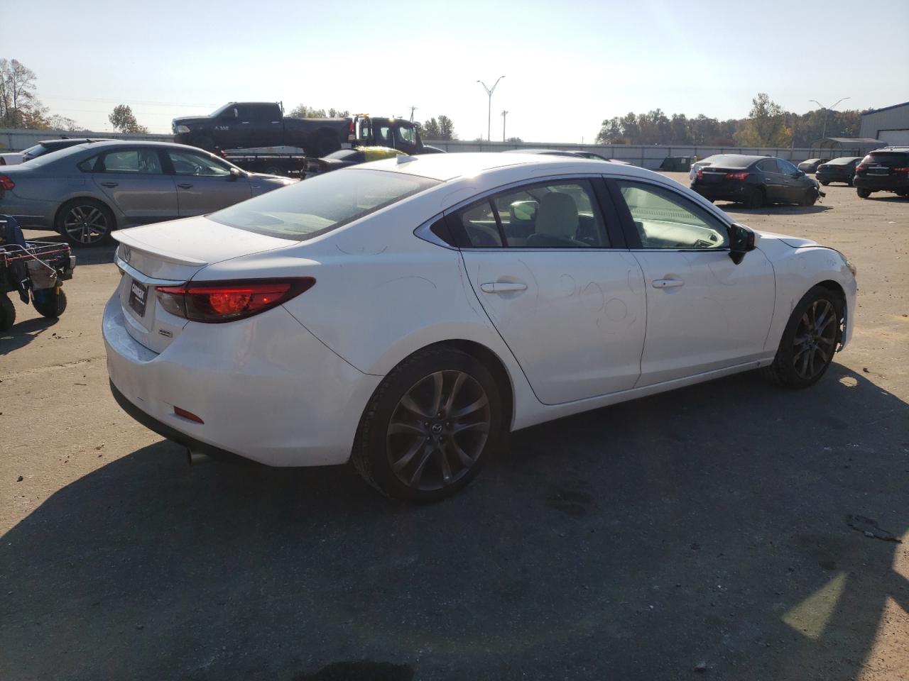 2016 Mazda 6 VIN JM1GJ1W58G1480815 Copart auction photo, front end damage thumbnail 3