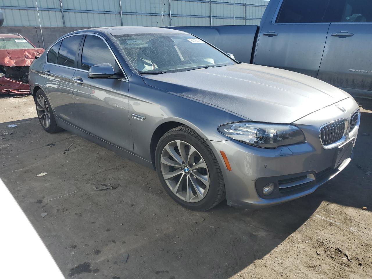 2016 BMW 5er VIN WBA5A5C58GG349008 Copart auction photo, rear end damage thumbnail 4
