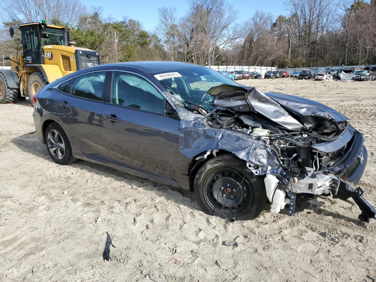 2021 Honda Civic VIN 2HGFC2F64MH534999 Copart auction photo, front end / minor dent/scratches damage thumbnail 4