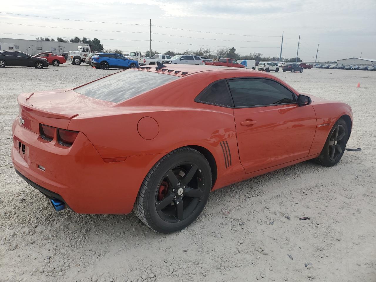 2013 Chevrolet Camaro VIN 2G1FC1E39D9244874 Copart auction photo, front end damage thumbnail 3