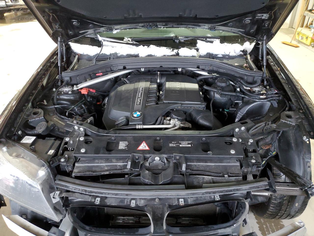 2013 BMW X3 VIN 5UXWX7C55DL978826 Copart auction photo, front end / side damage thumbnail 12