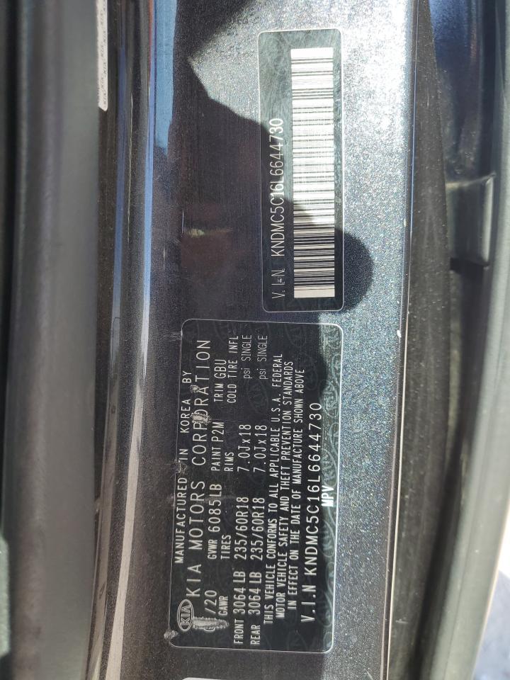 2020 KIA Sedona VIN KNDMC5C16L6644730 Copart auction photo, hail / front end damage thumbnail 13