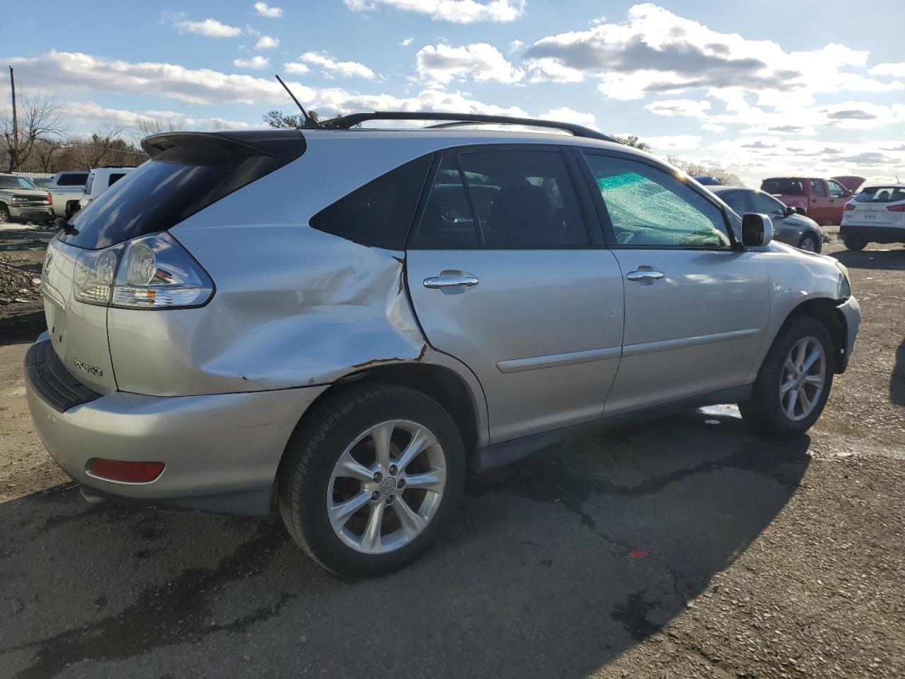 2009 Lexus RX VIN 2T2HK31U39C118185 Copart auction photo, vandalism / top/roof damage thumbnail 3