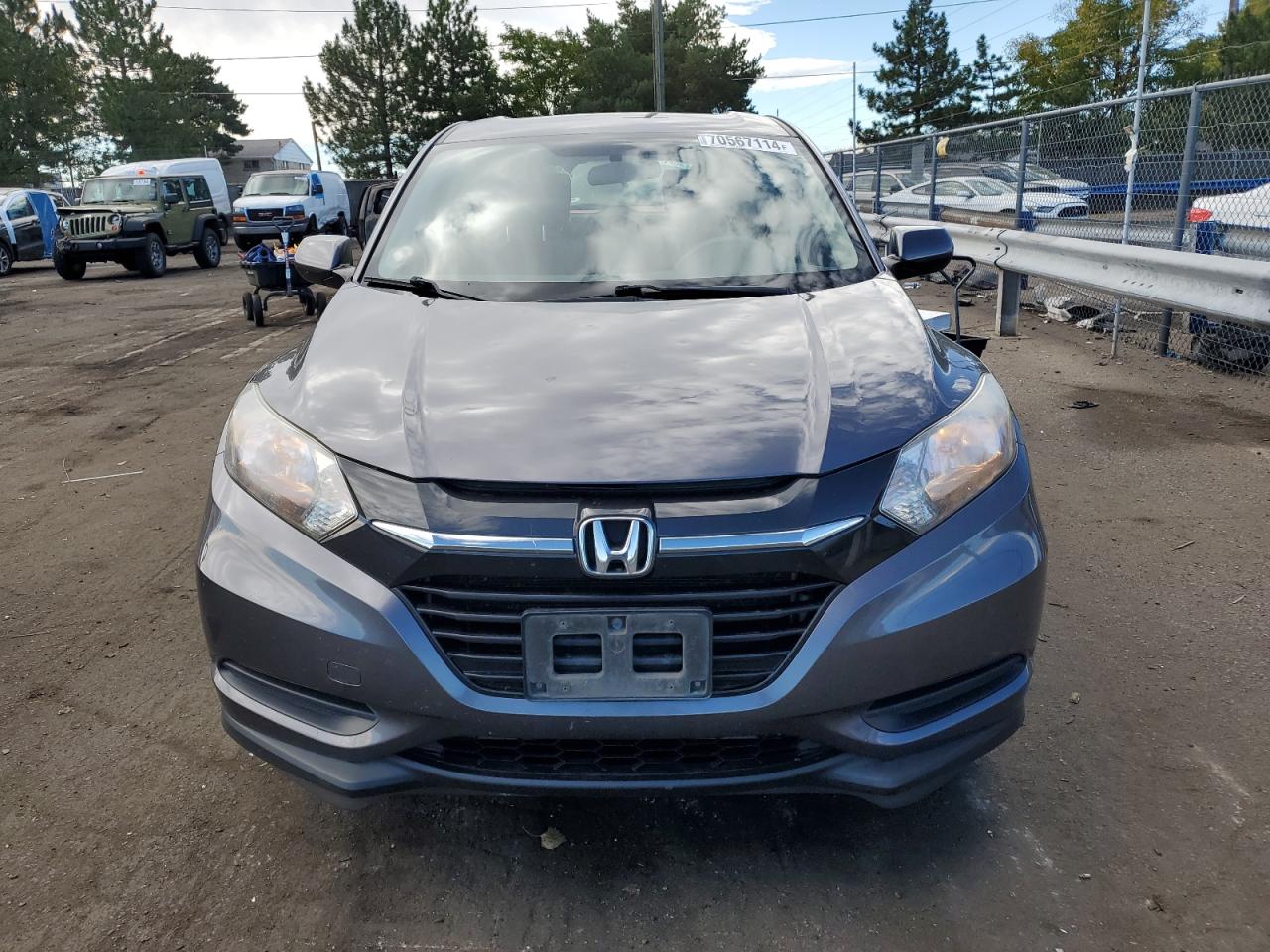 2018 Honda HR-V VIN 3CZRU6H38JG703401 Copart auction photo, hail damage thumbnail 5