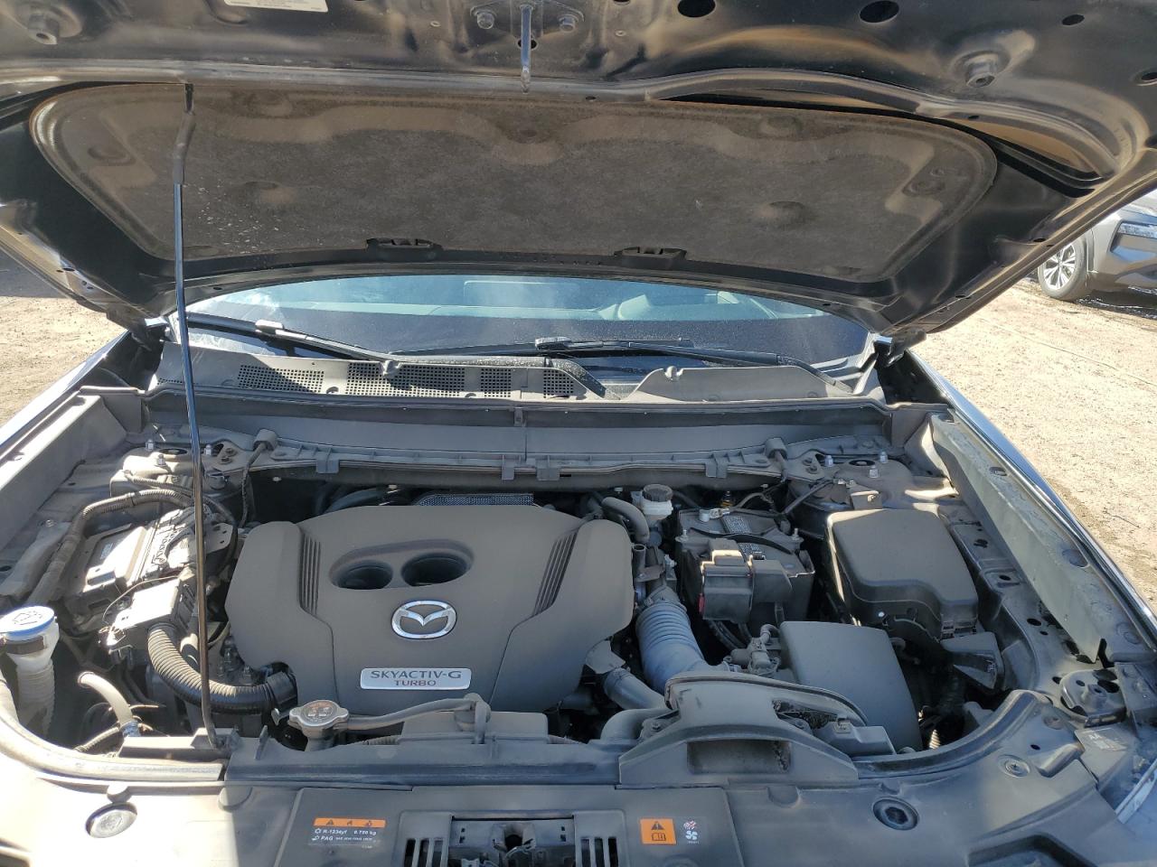 2022 Mazda CX-9 VIN JM3TCBDY6N0609379 Copart auction photo, side damage thumbnail 12