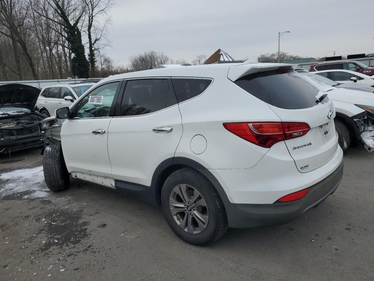 2015 Hyundai Santa Fe VIN 5XYZTDLB9FG297419 Copart auction photo, front end damage thumbnail 2
