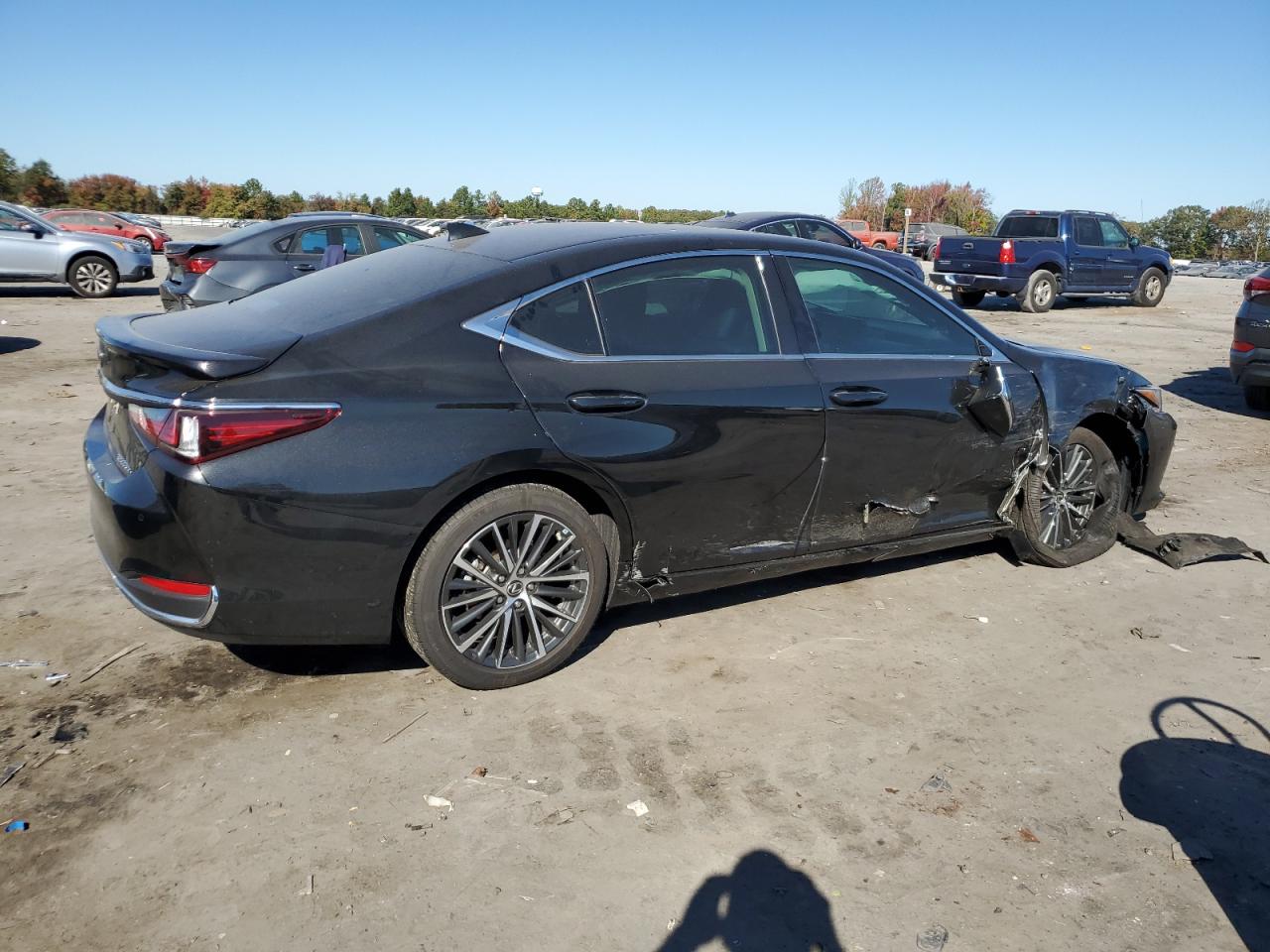 2023 Lexus ES VIN 58ADA1C12PU031458 Copart auction photo, front end / side damage thumbnail 3