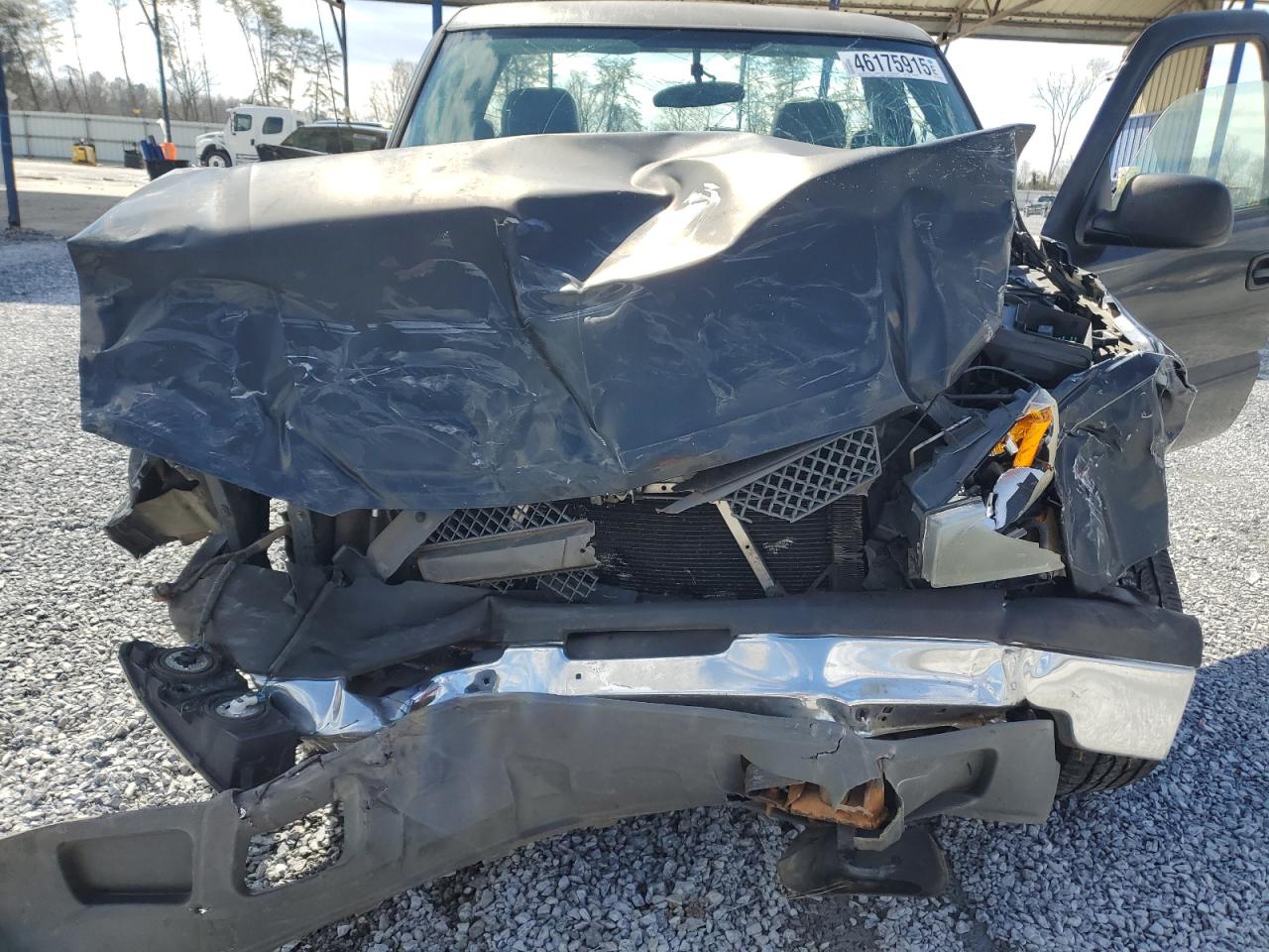 2005 Chevrolet Silverado VIN 1GCEC14Z95Z255227 Copart auction photo, all over damage thumbnail 13