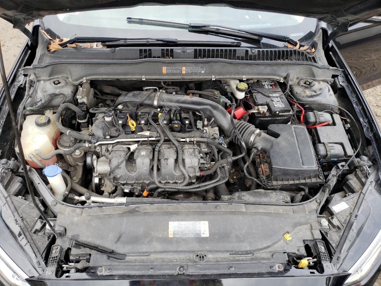 2019 Ford Fusion VIN 3FA6P0K95KR269928 Copart auction photo, water/flood damage thumbnail 11