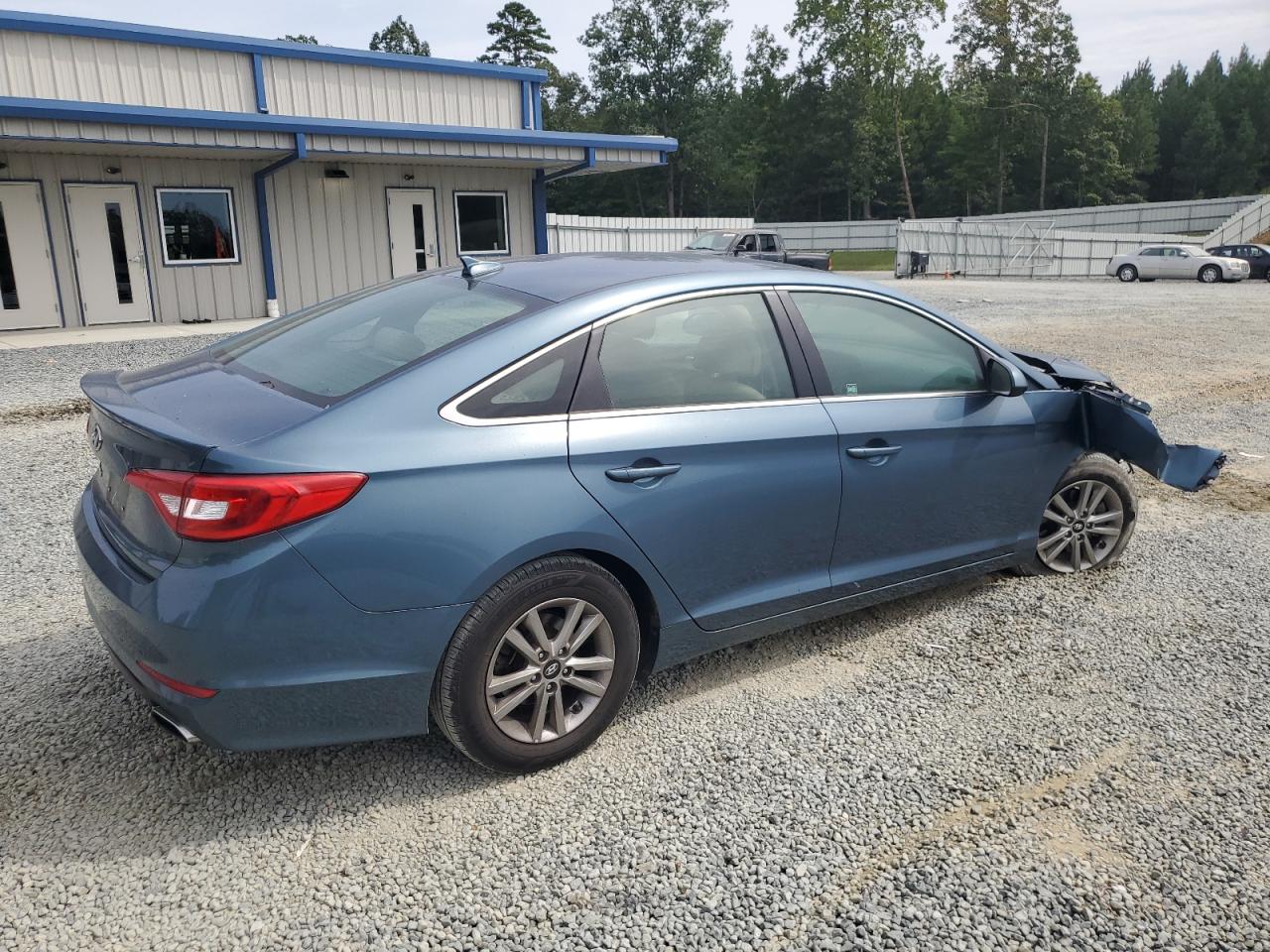 2017 Hyundai Sonata VIN 5NPE24AF0HH447193 Copart auction photo, all over damage thumbnail 3