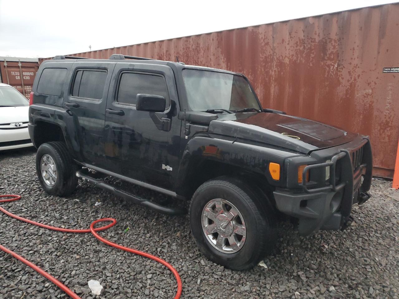 2007 Hummer H3 VIN 5GTDN13E978198727 Copart auction photo, front end damage thumbnail 4