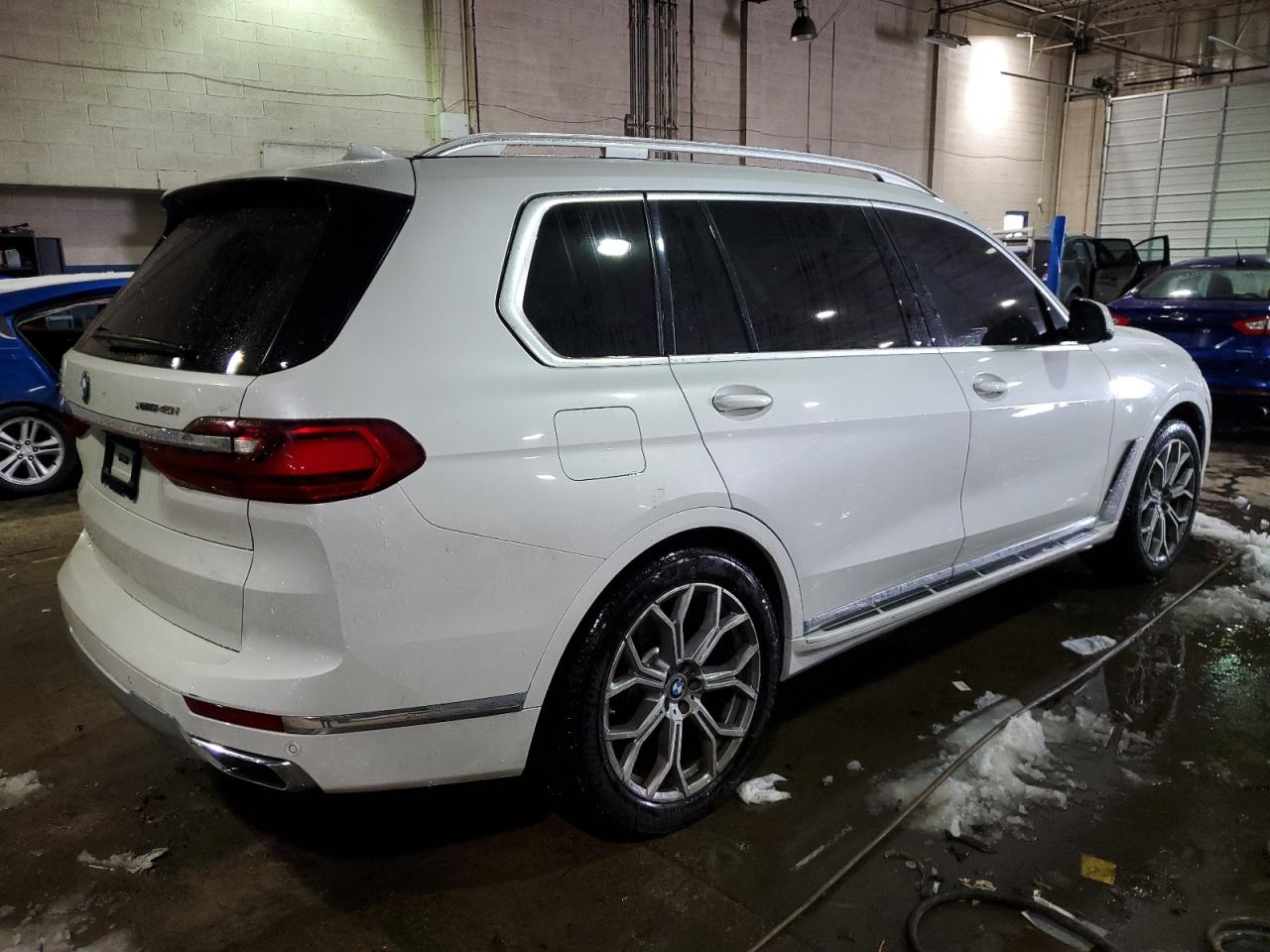 2020 BMW X7 VIN 5UXCW2C08L9A03782 Copart auction photo, side damage thumbnail 3