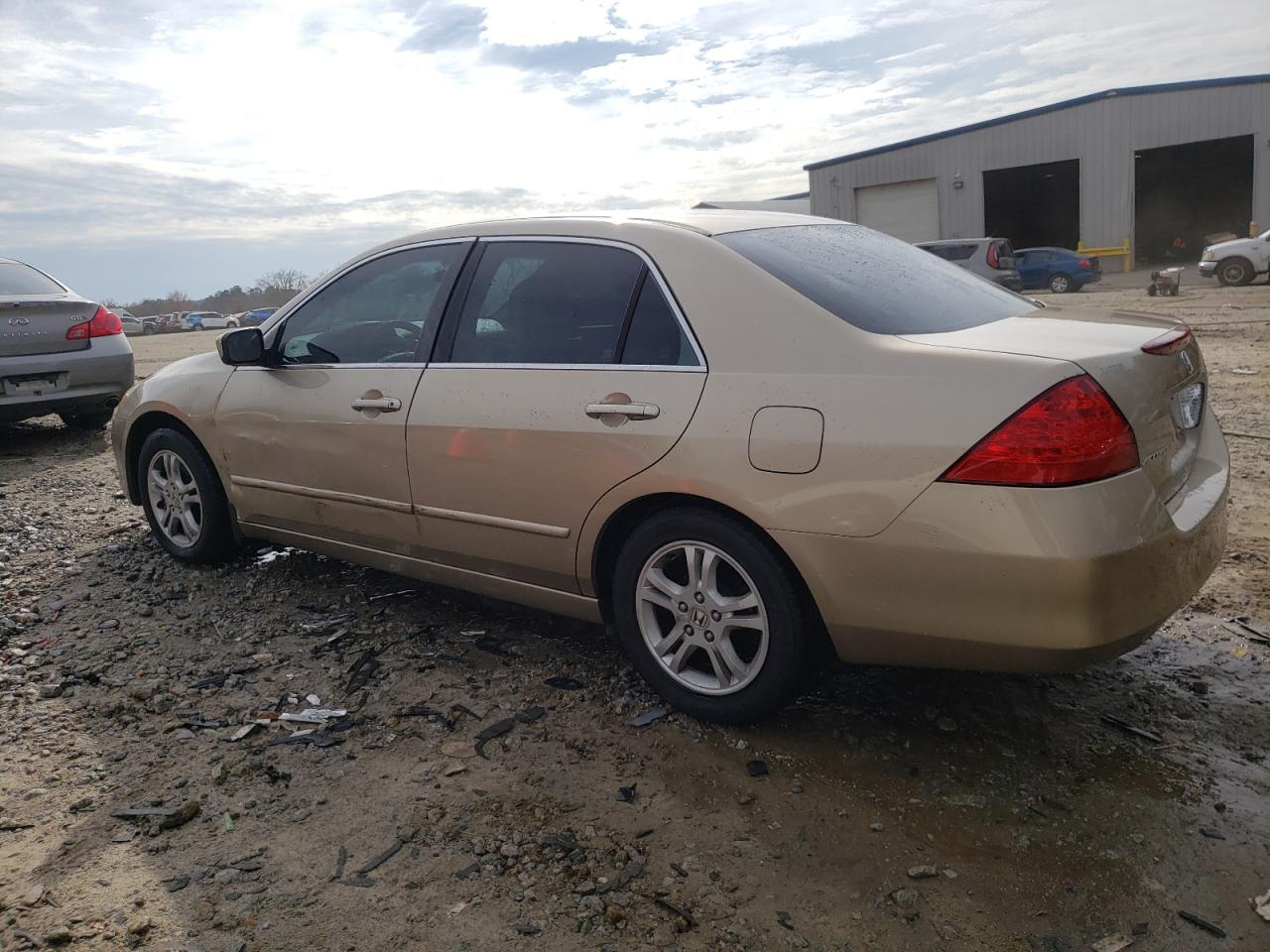 2006 Honda Accord VIN 1HGCM56766A067726 Copart auction photo, side damage thumbnail 2