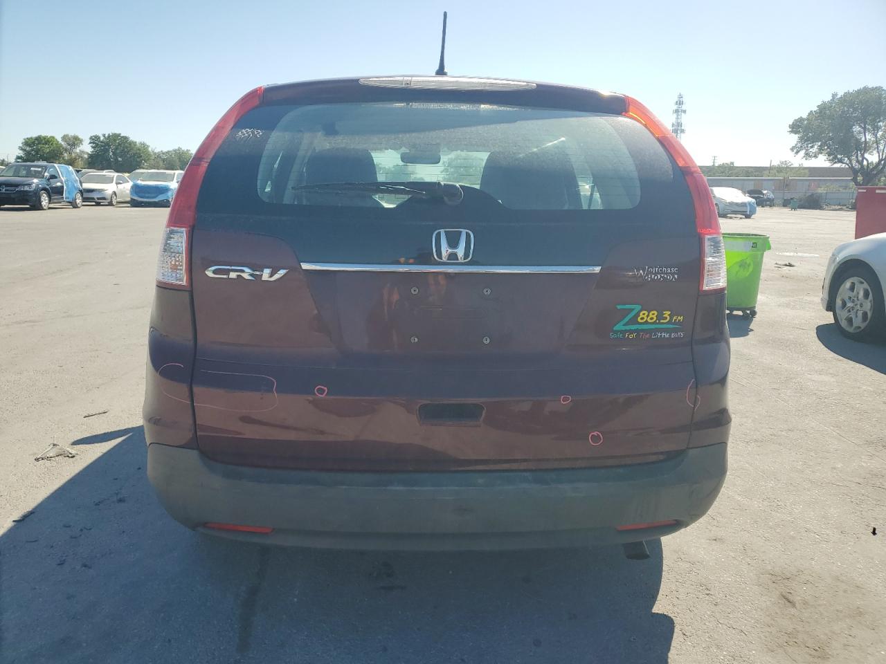 2013 Honda CR-V VIN 5J6RM3H32DL025038 Copart auction photo, mechanical / front end damage thumbnail 6