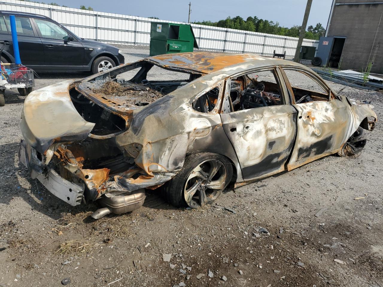 2018 Honda Accord VIN 1HGCV1F5XJA062249 Copart auction photo, burn damage thumbnail 3