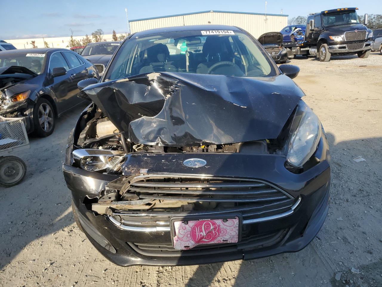 2018 Ford Fiesta VIN 3FADP4BJ4JM103484 Copart auction photo, front end damage thumbnail 5