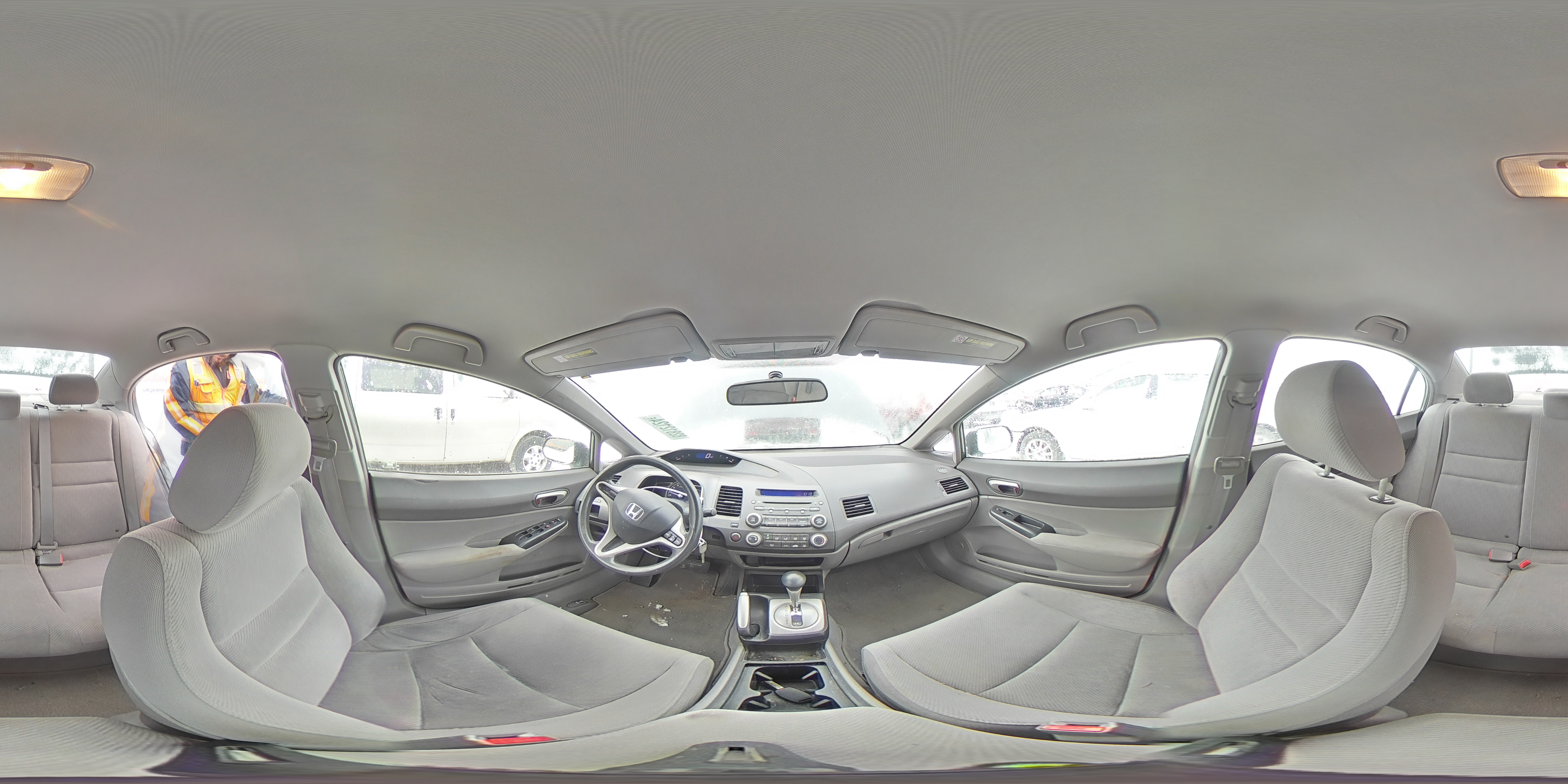 2009 Honda Civic VIN 19XFA16589E051606 Copart auction photo, side damage thumbnail 12