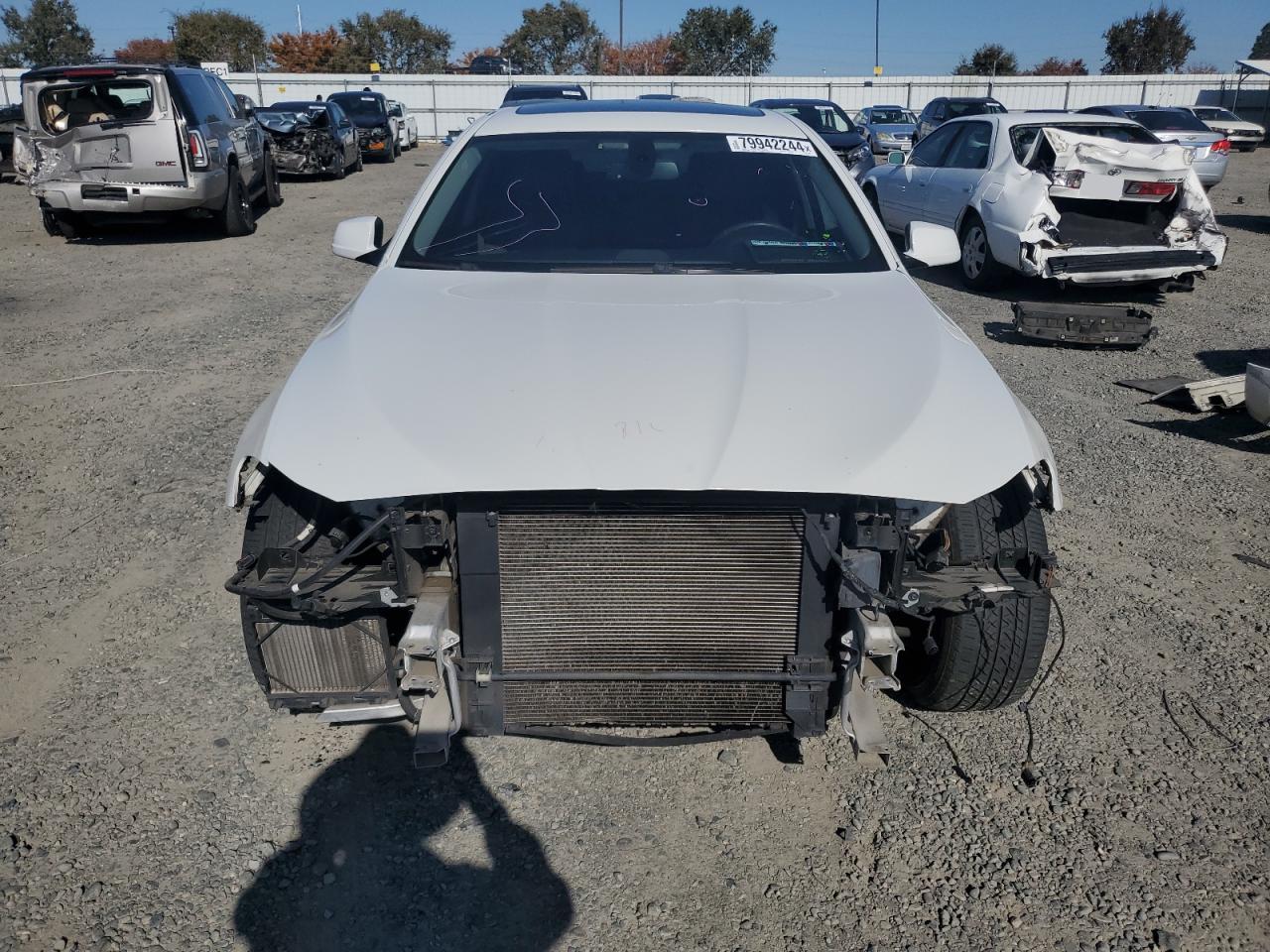 2012 BMW 5er VIN WBAXH5C57CDW07017 Copart auction photo, front end damage thumbnail 5