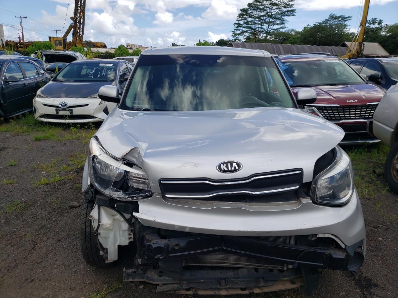 2019 KIA Soul VIN KNDJN2A20K7658204 Copart auction photo, front end damage thumbnail 5