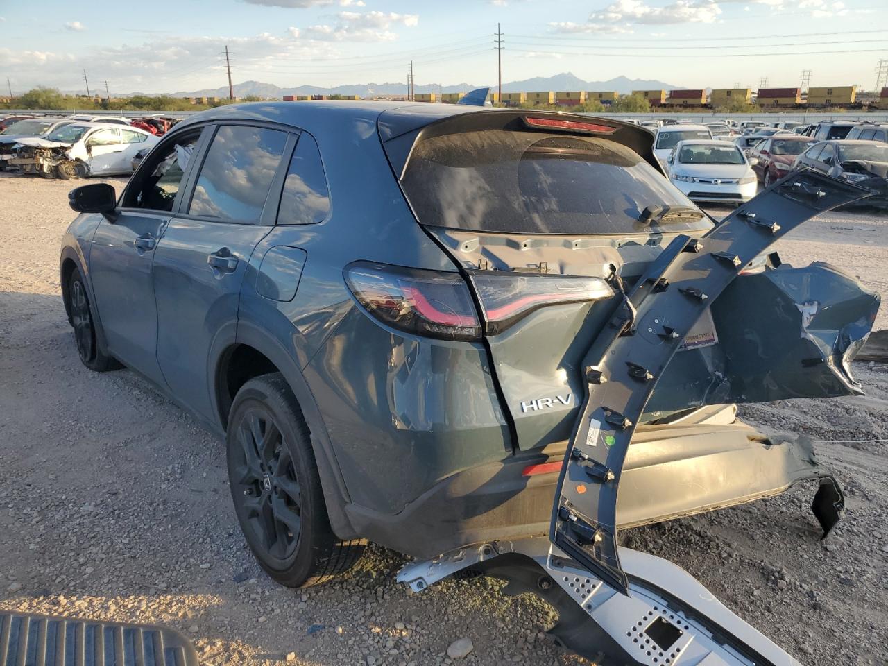 2024 Honda HR-V VIN 3CZRZ2H59RM714271 Copart auction photo, all over / undercarriage damage thumbnail 2