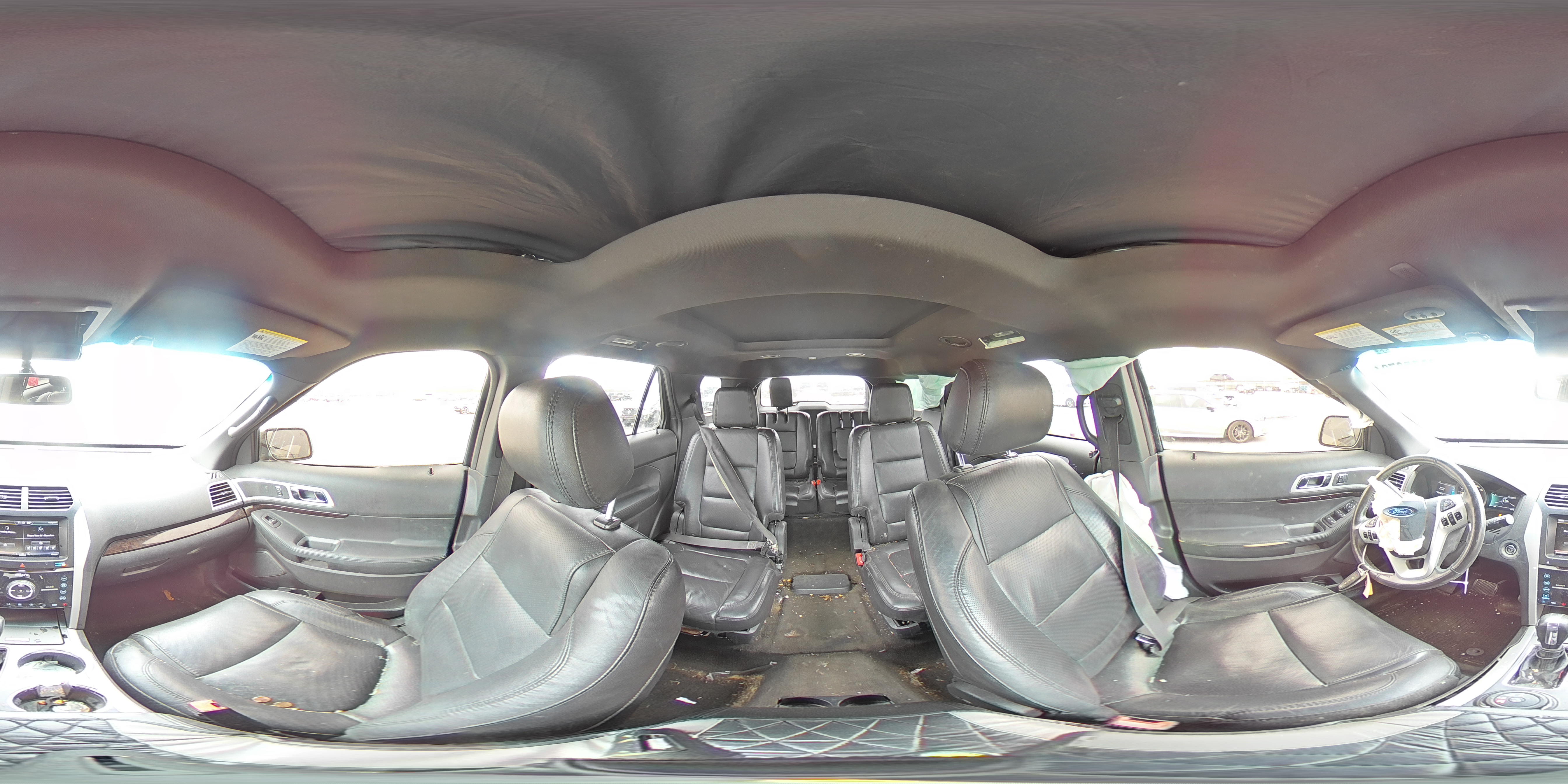 2015 Ford Explorer VIN 1FM5K8F82FGA65827 Copart auction photo, front end damage thumbnail 14