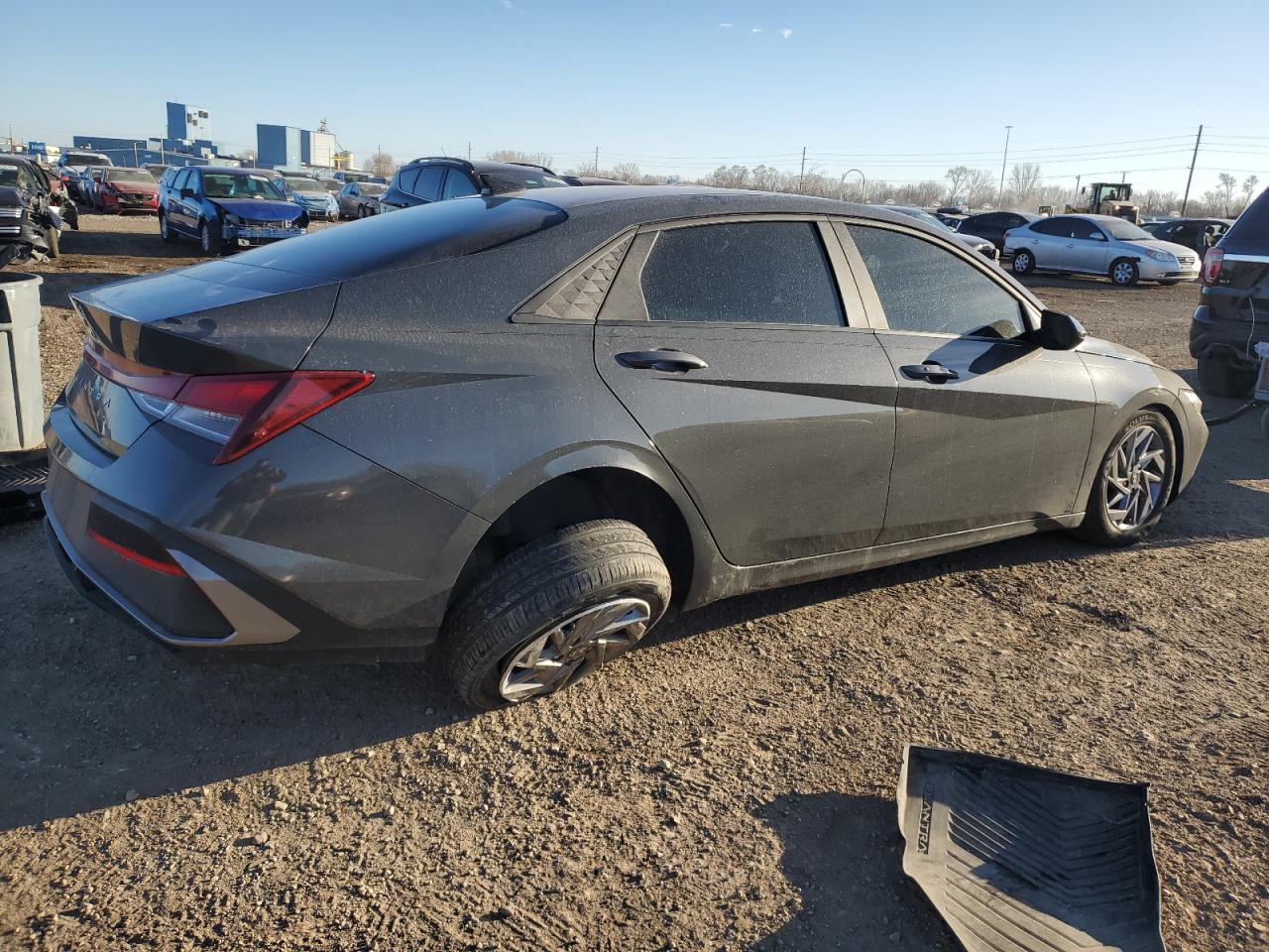 2024 Hyundai Elantra VIN KMHLM4DG6RU709890 Copart auction photo, undercarriage / front end damage thumbnail 3