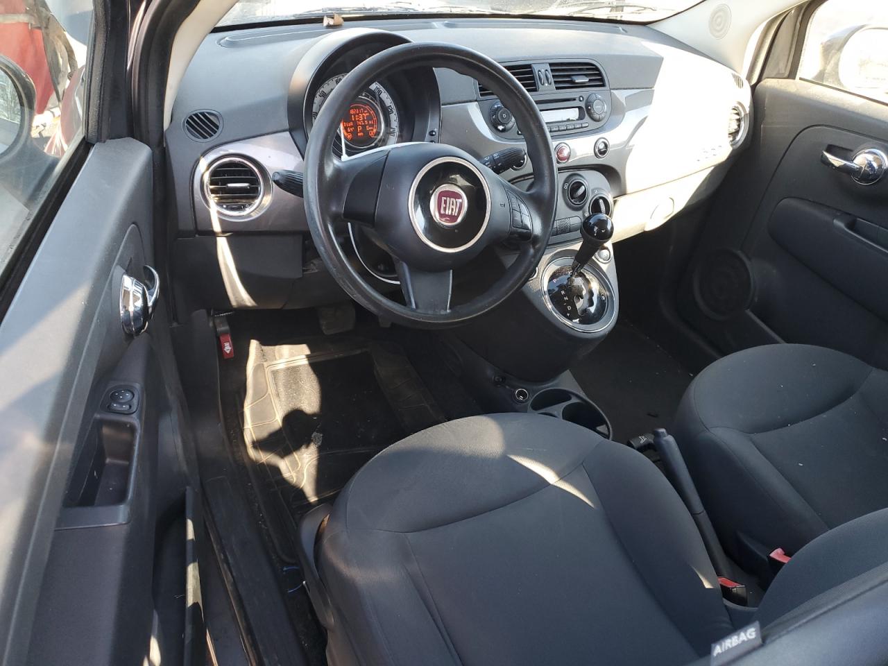 2012 Fiat 500 VIN 3C3CFFAR1CT124351 Copart auction photo, rear end damage thumbnail 8