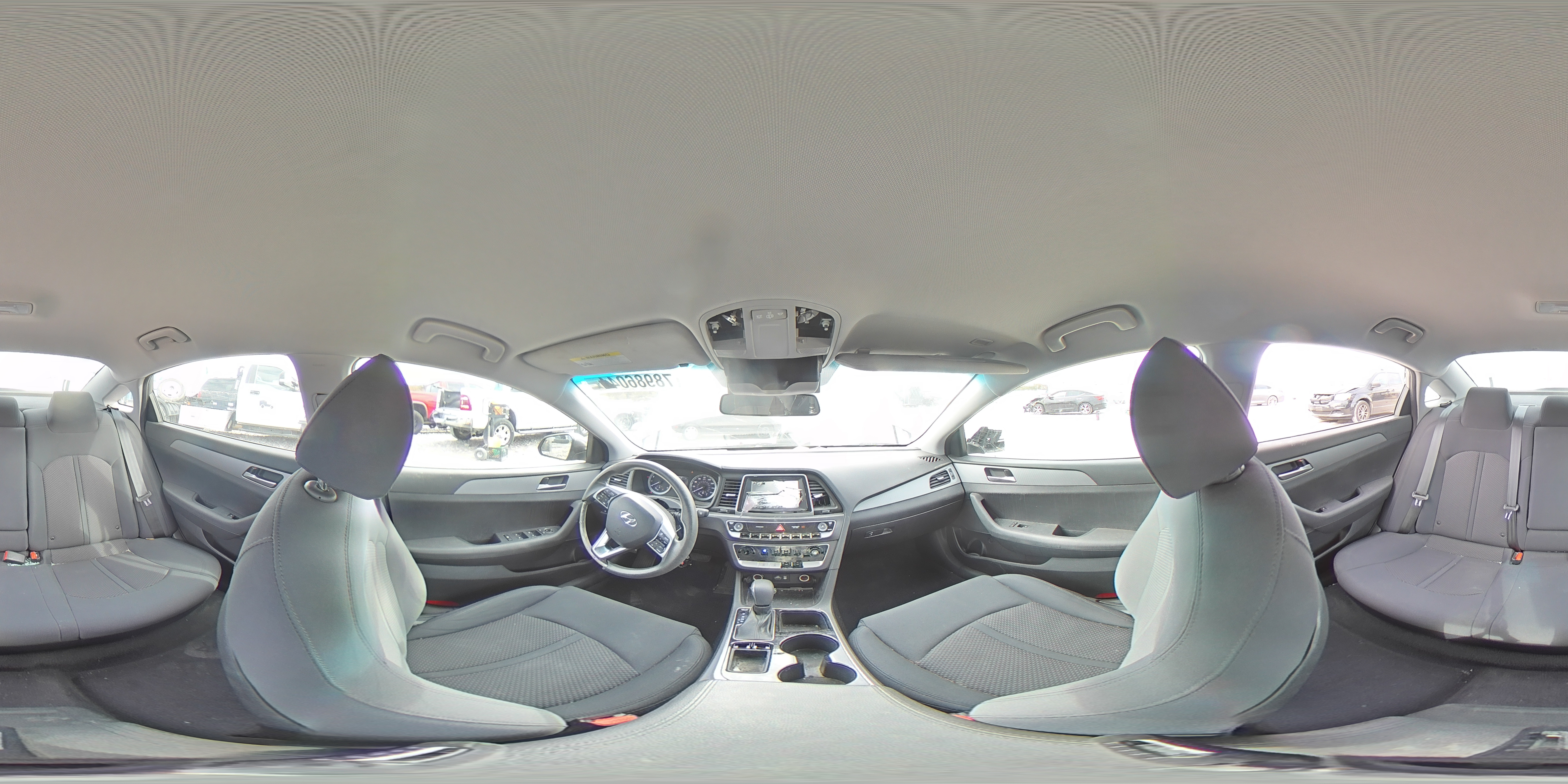 2019 Hyundai Sonata VIN 5NPE24AF6KH751586 Copart auction photo, vandalism / side damage thumbnail 13