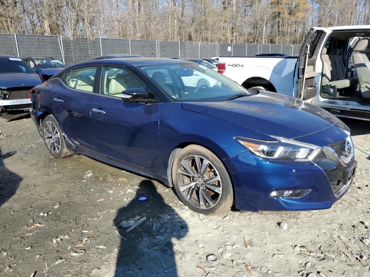 2017 Nissan Maxima VIN 1N4AA6APXHC439318 Copart auction photo, rear end damage thumbnail 4