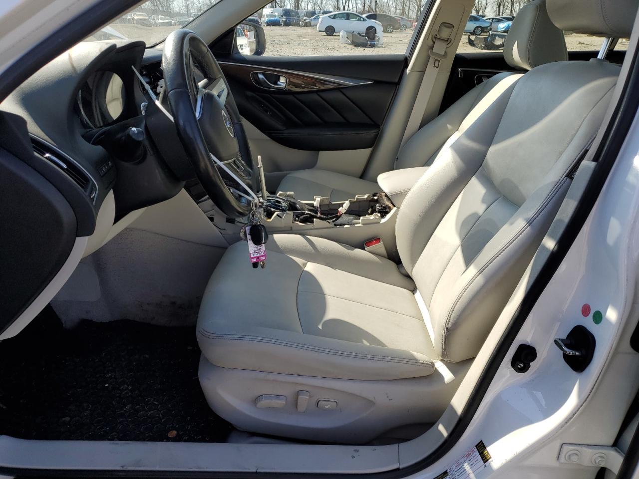 2019 Infiniti Q50 VIN JN1EV7AR9KM554858 Copart auction photo, front end damage thumbnail 7