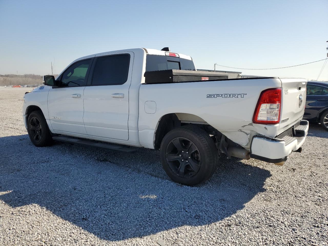 2020 RAM 1500 VIN 1C6RREFT1LN209001 Copart auction photo, rear end damage thumbnail 2