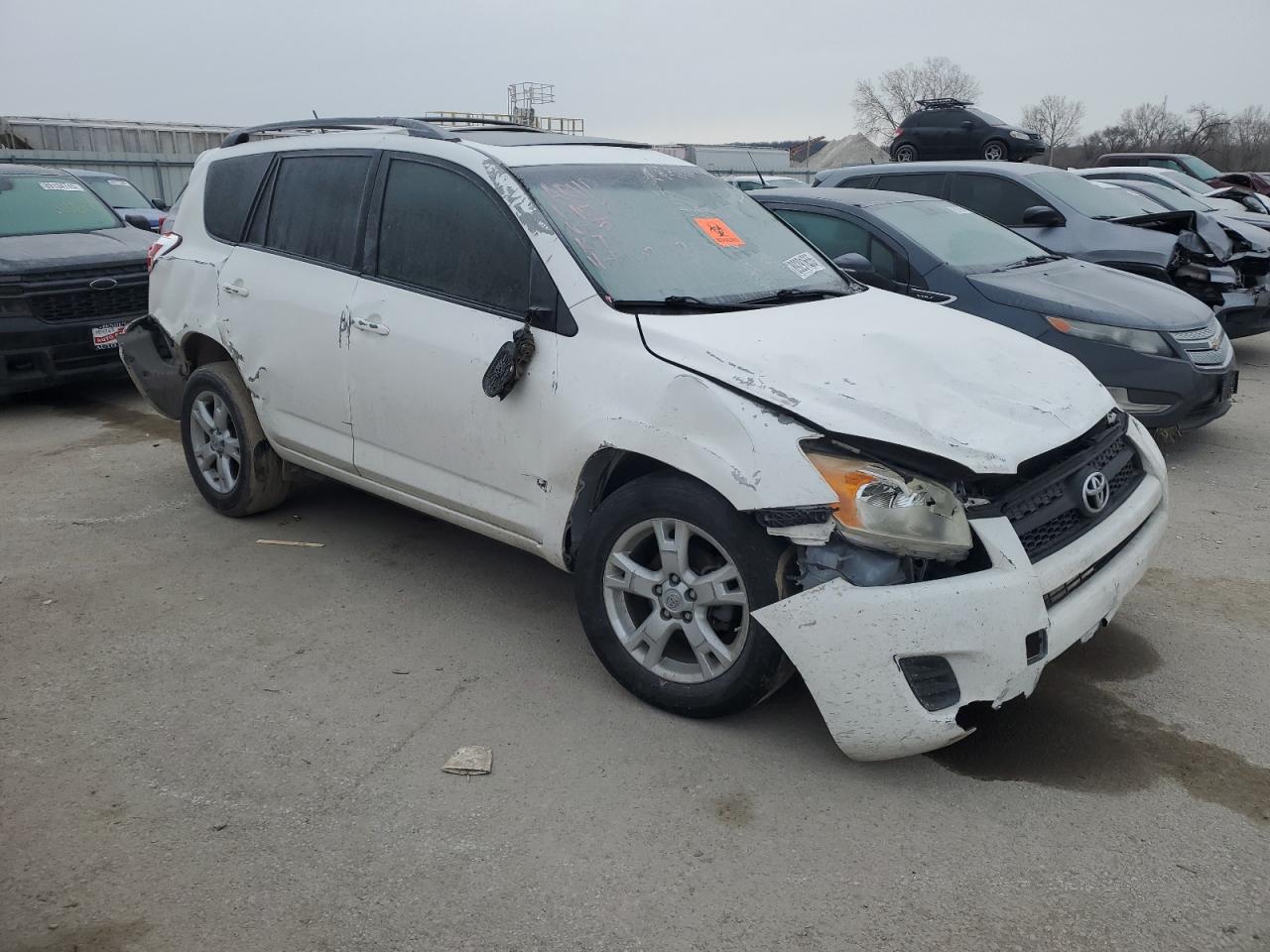 2011 Toyota RAV 4 VIN JTMZF4DV0B5032942 Copart auction photo, all over damage thumbnail 4