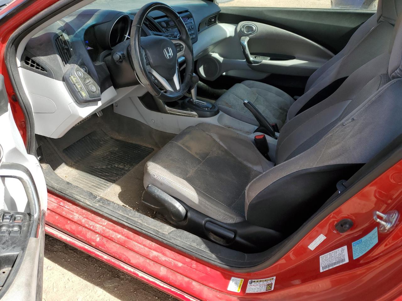 2011 Honda CR-Z VIN JHMZF1D67BS015773 Copart auction photo, front end / rear end damage thumbnail 8