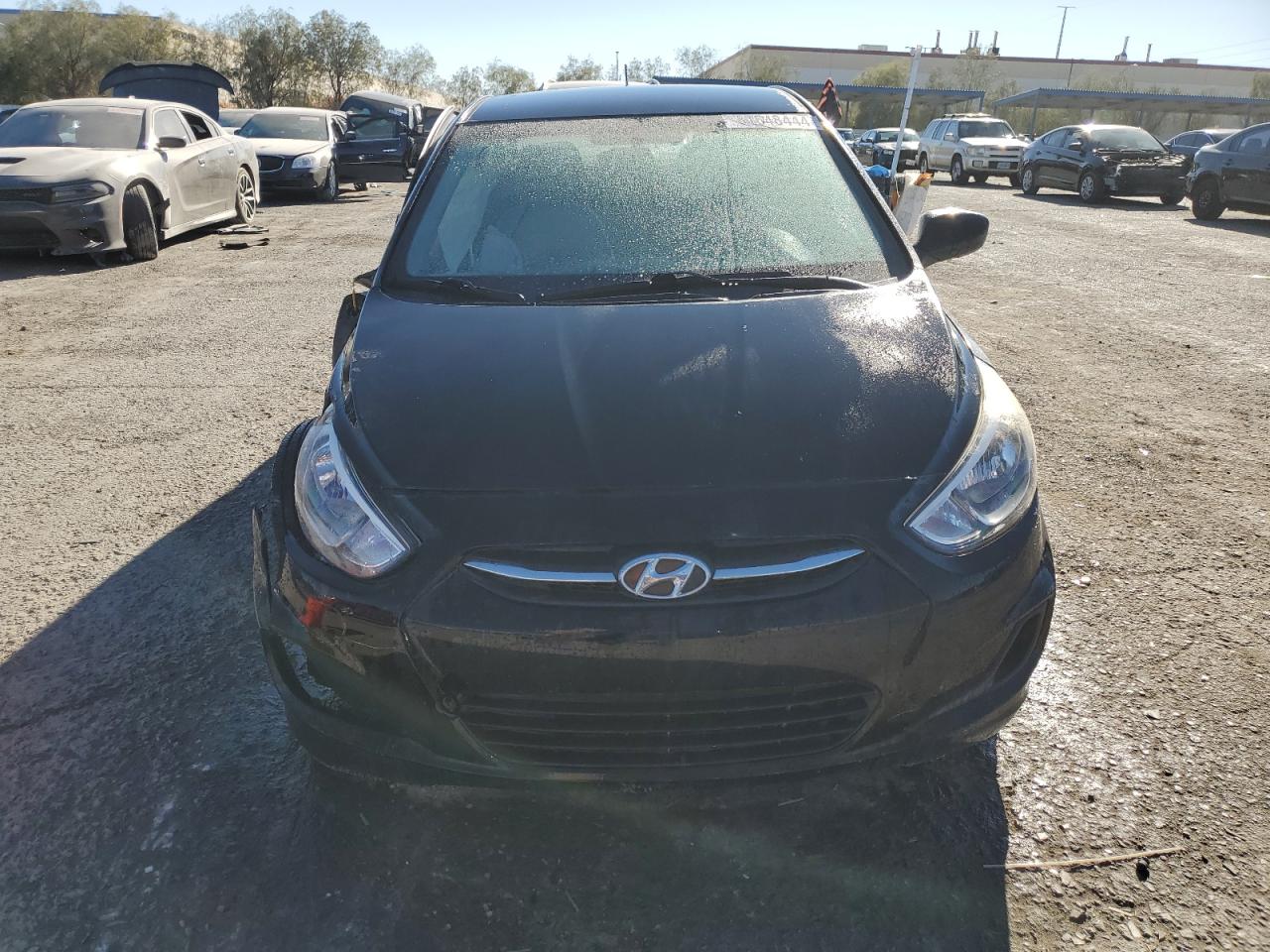 2016 Hyundai Accent VIN KMHCT4AE6GU021164 Copart auction photo, side / front end damage thumbnail 5