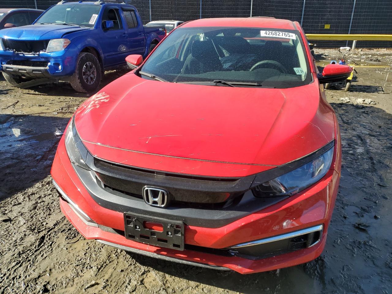 2019 Honda Civic VIN 2HGFC2F65KH568396 Copart auction photo, rear end damage thumbnail 5