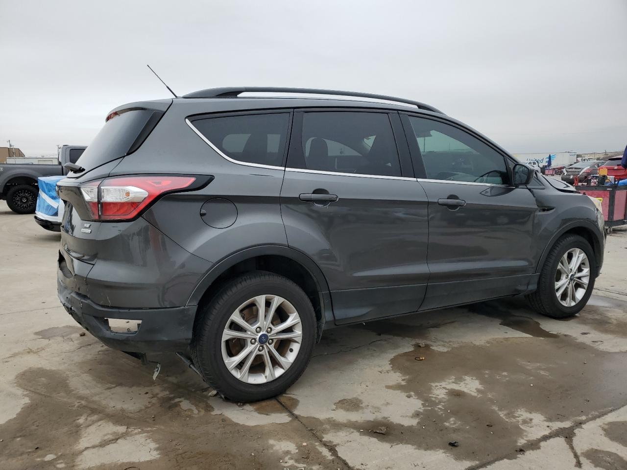 2018 Ford Escape VIN 1FMCU0GD5JUB47950 Copart auction photo, rear end / front end damage thumbnail 3