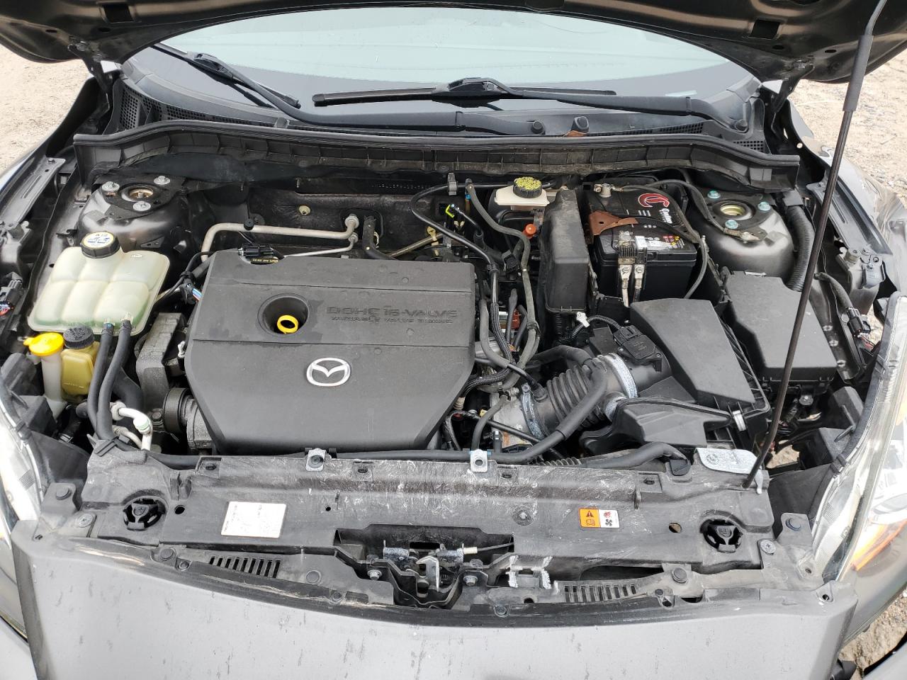 2010 Mazda 3 VIN JM1BL1SF9A1243809 Copart auction photo, undercarriage / front end damage thumbnail 13