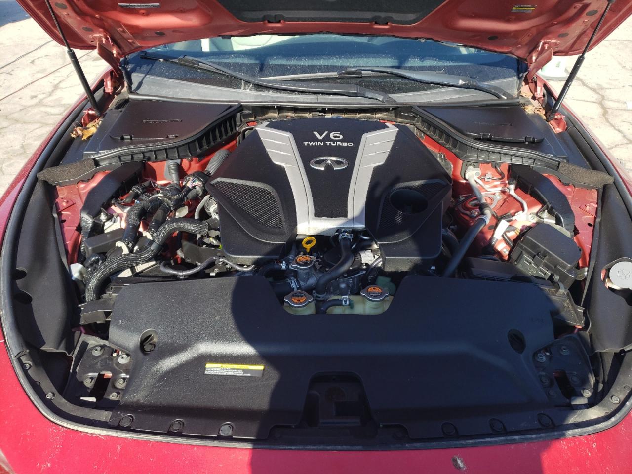 2017 Infiniti Q60 VIN JN1FV7EK3HM611081 Copart auction photo, all over damage thumbnail 11