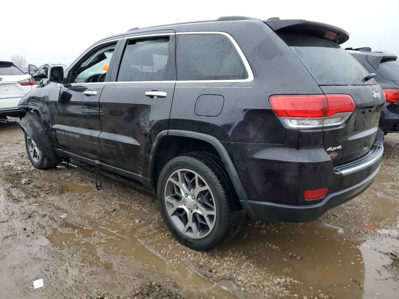 2019 Jeep Grand Cherokee VIN 1C4RJFBG4KC815658 Copart auction photo, side / front end damage thumbnail 2