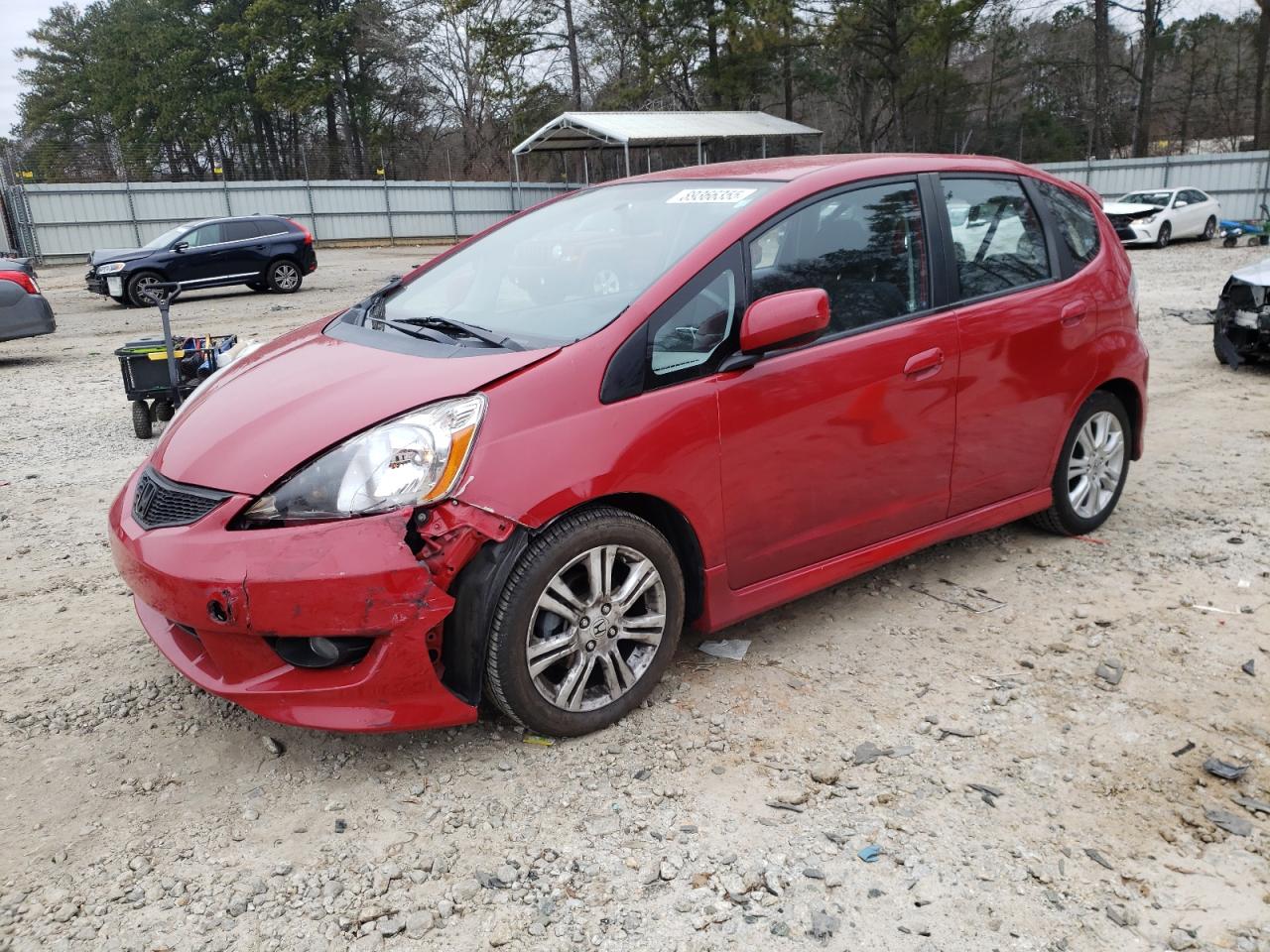 2009 Honda Fit VIN JHMGE88459S014367