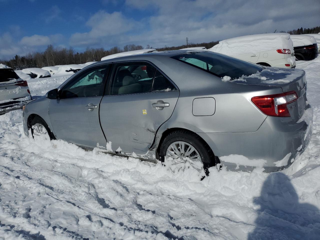 2014 Toyota Camry VIN 4T1BF1FK7EU794612 Copart auction photo, side / rear end damage thumbnail 2