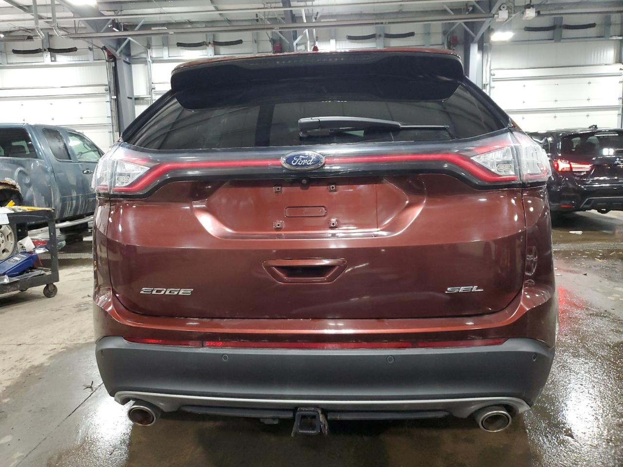 2015 Ford Edge VIN 2FMTK3J88FBB60742 Copart auction photo, front end damage thumbnail 6