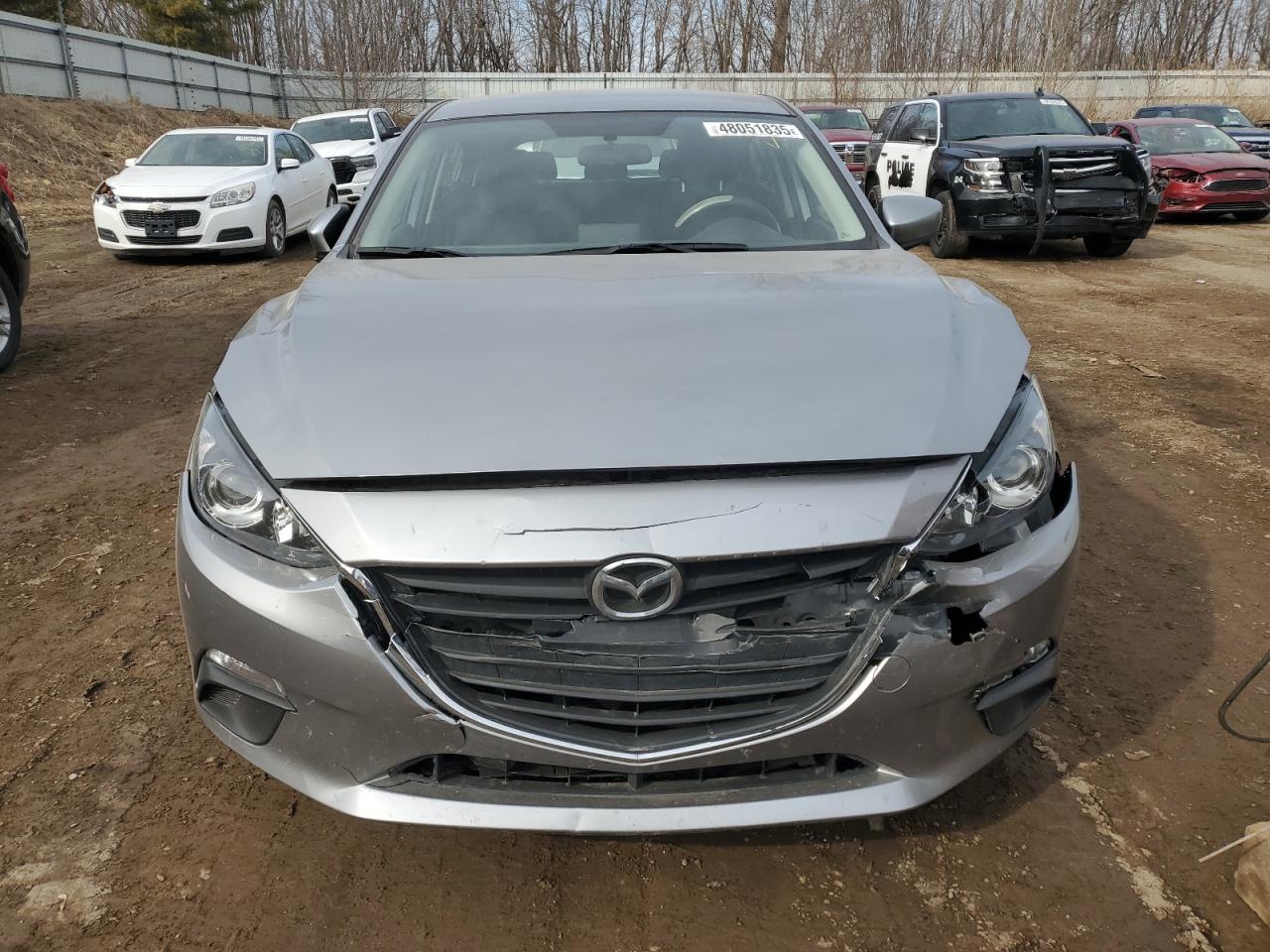 2015 Mazda 3 VIN 3MZBM1K78FM155508 Copart auction photo, front end / minor dent/scratches damage thumbnail 5