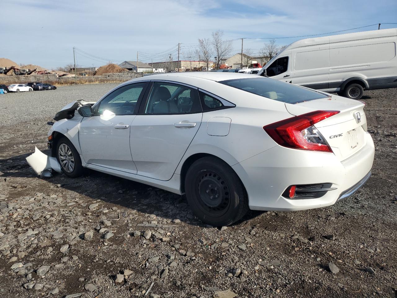 2019 Honda Civic VIN 2HGFC2F62KH573698 Copart auction photo, front end damage thumbnail 2