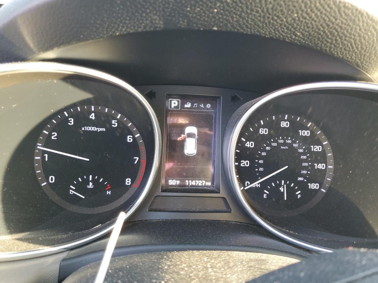 2017 Hyundai Santa Fe VIN 5NMZU3LB1HH014768 Copart auction photo, front end / mechanical damage thumbnail 9